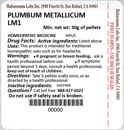 Plumbum Metallicum LM1 30g.jpg Plumbum Metallicum LM1 30g - Plumbum Metallicum LM1 30g